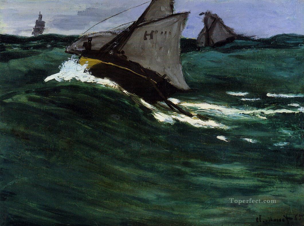 The Green Wave Claude Monet Oil Paintings